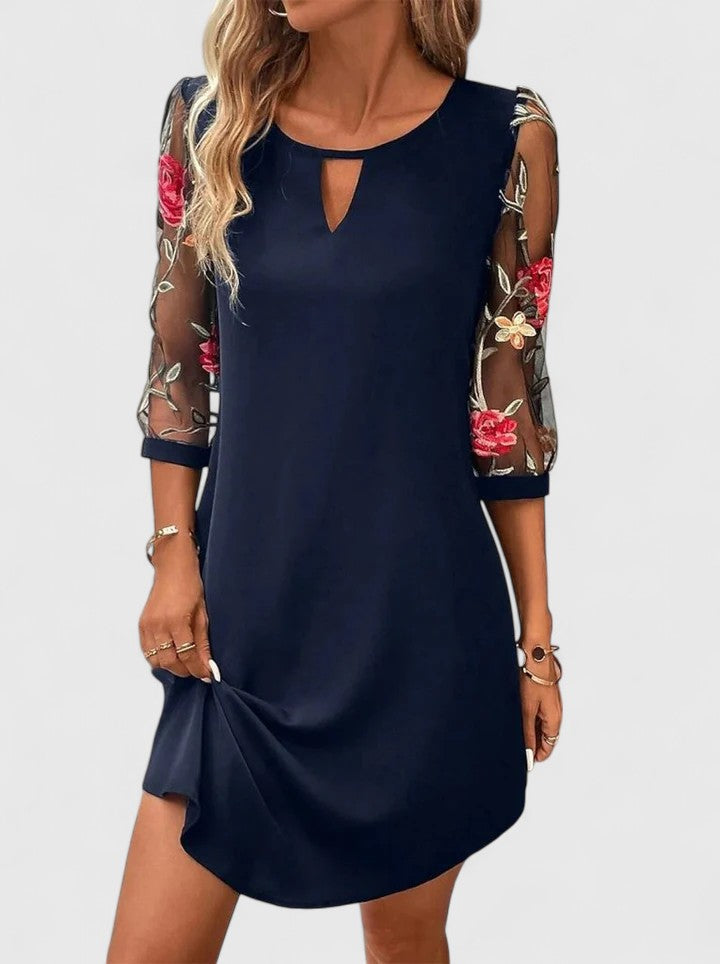 Nelly | Women's Elegant Italian Summer Midi Dress view 2
