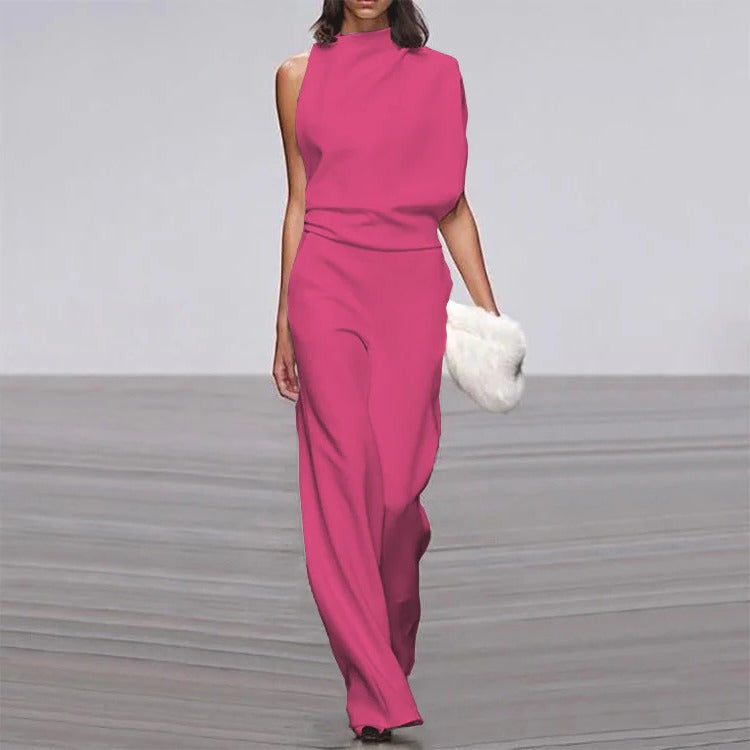 Veronica |  Elegant Wide Leg Jumpsuit view 8