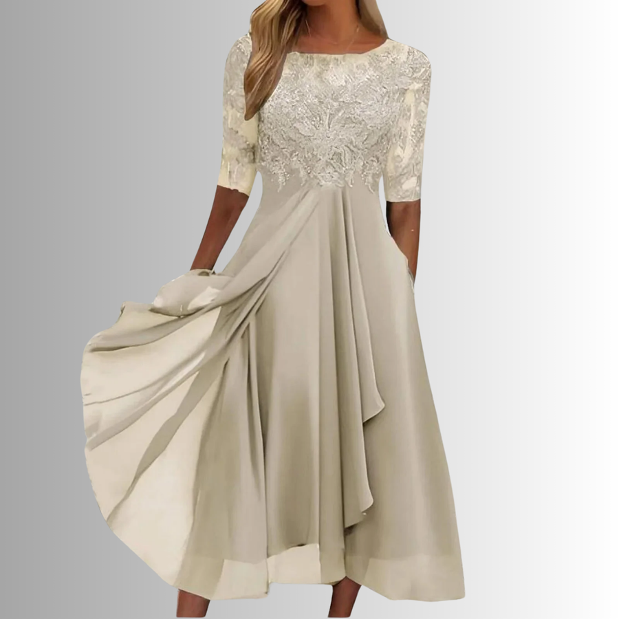 Arden | Elegant Lace Maxi Dress view 3