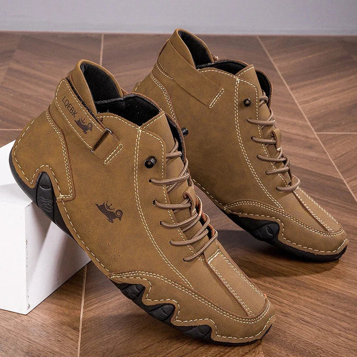 Women's Elegant Leather Boots | Classic Black Fashion Footwear for All-Day Comfort 0