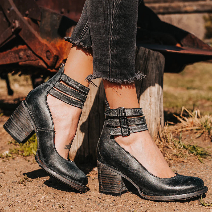 Imogen | Elegant Leather Orthopedic Sandals view 2