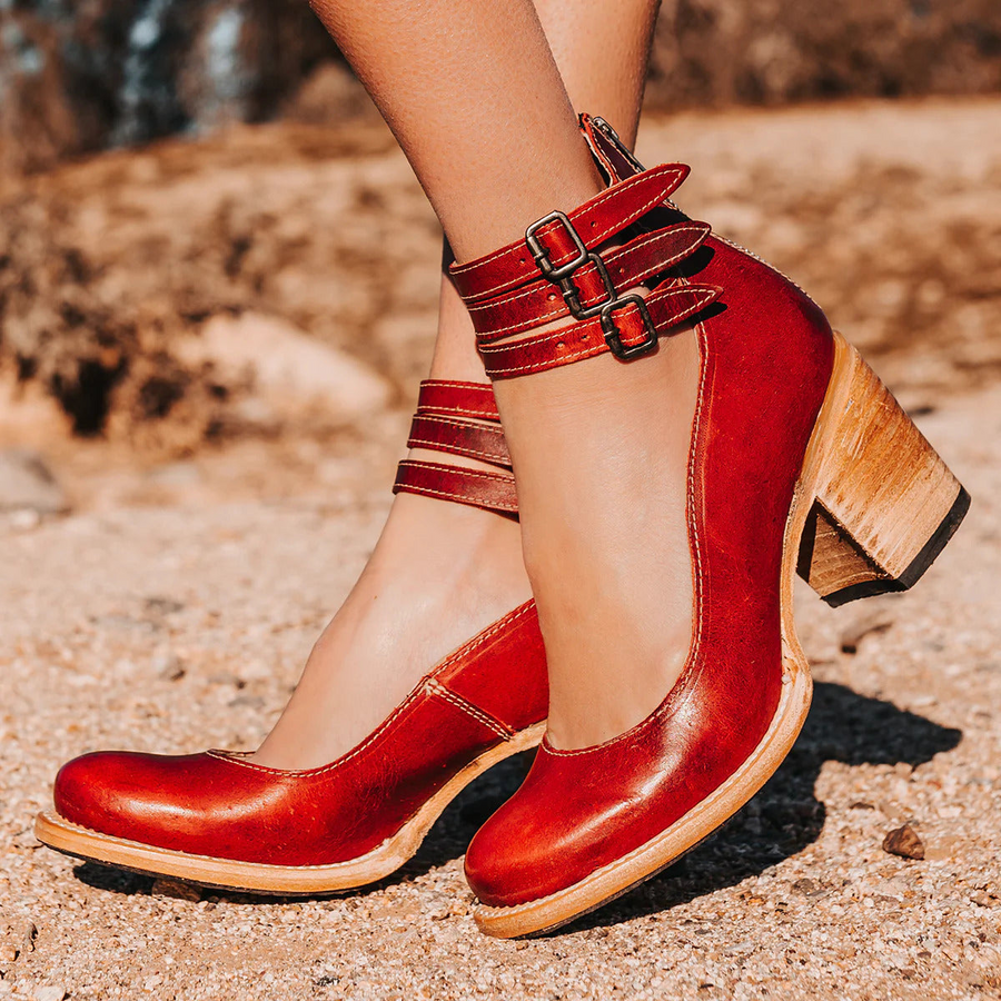Imogen | Elegant Leather Orthopedic Sandals view 3