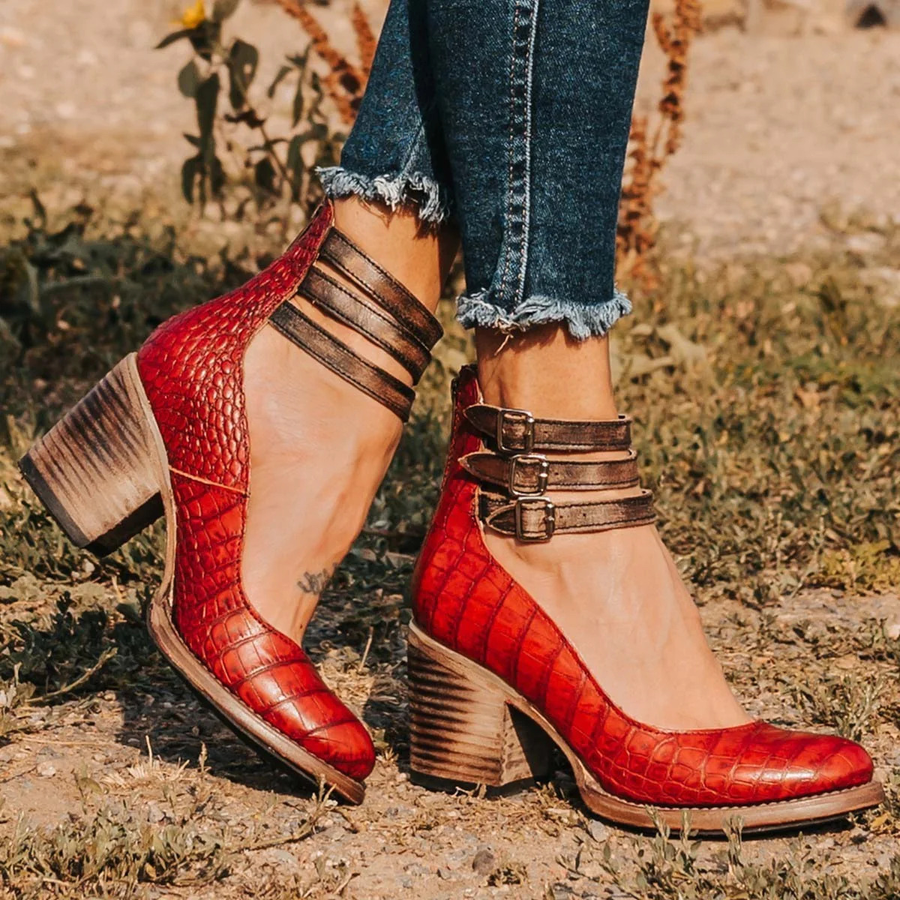 Imogen | Elegant Leather Orthopedic Sandals view 7