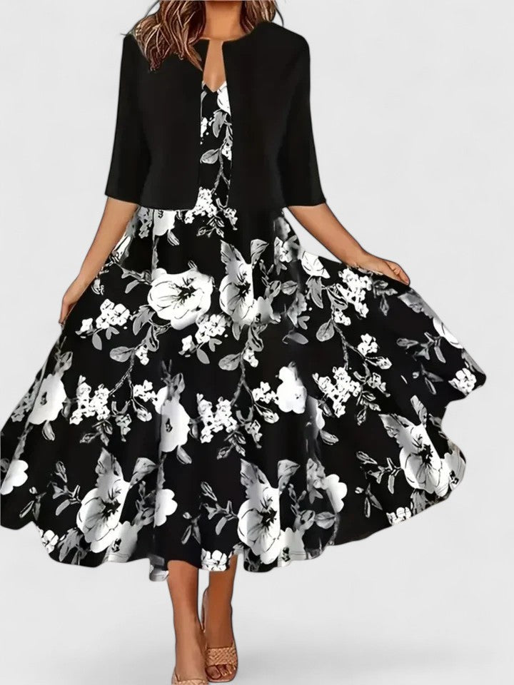 Cambria | Elegant Midi Dress view 3