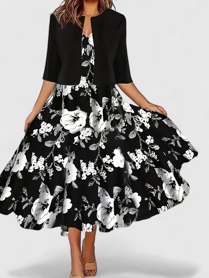 Cambria | Elegant Midi Dress view 4