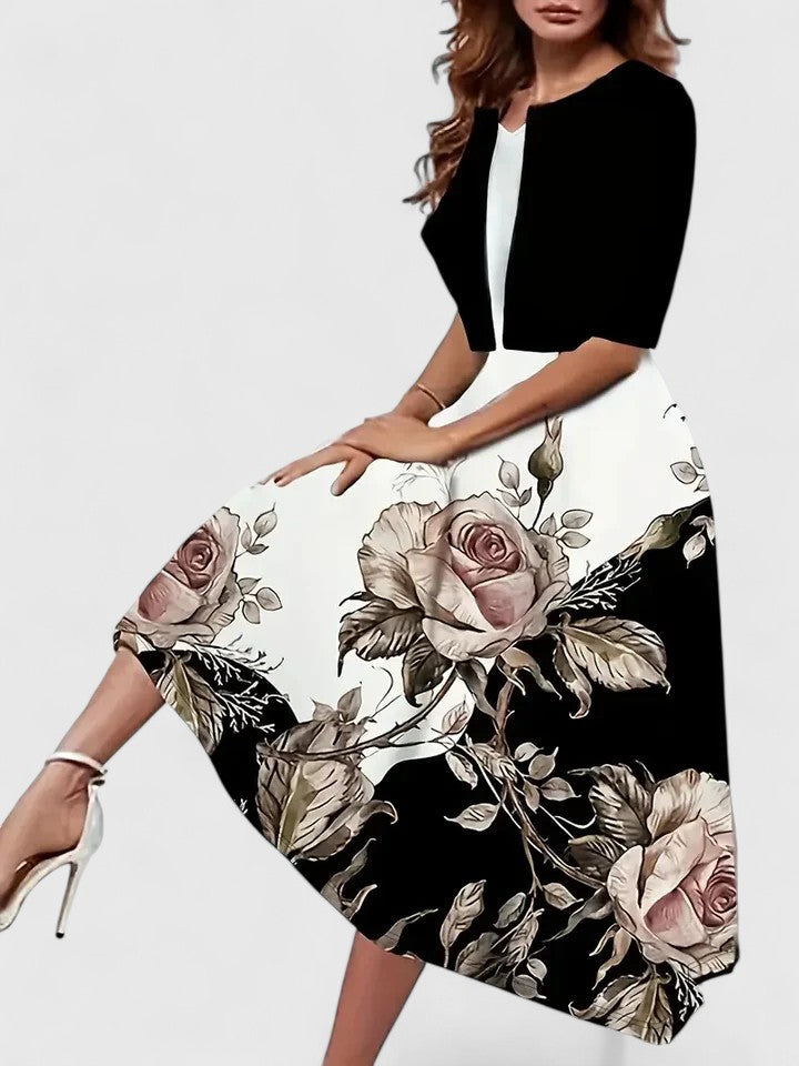 Cambria | Elegant Midi Dress view 9