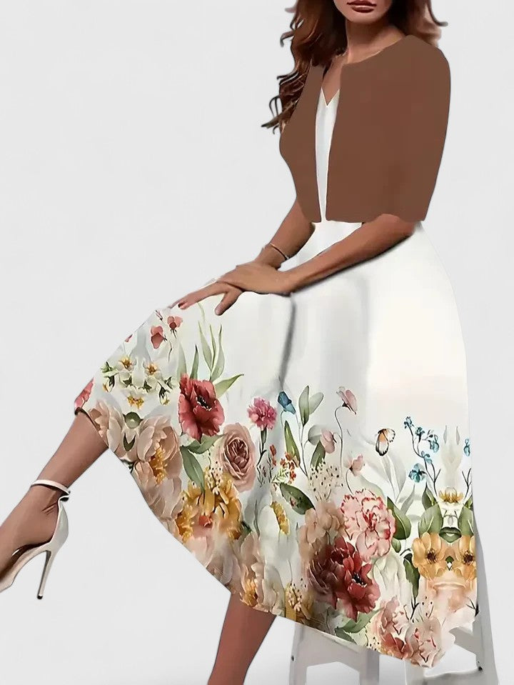 Cambria | Elegant Midi Dress view 10