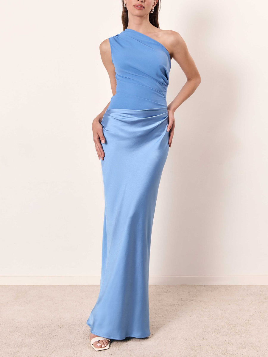 Jacqueline | Elegant Pleated Maxi Dress view 3