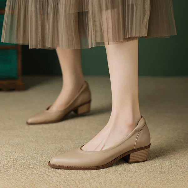 Adelaide | Orthopedic Slip-On Mid Heel Shoes