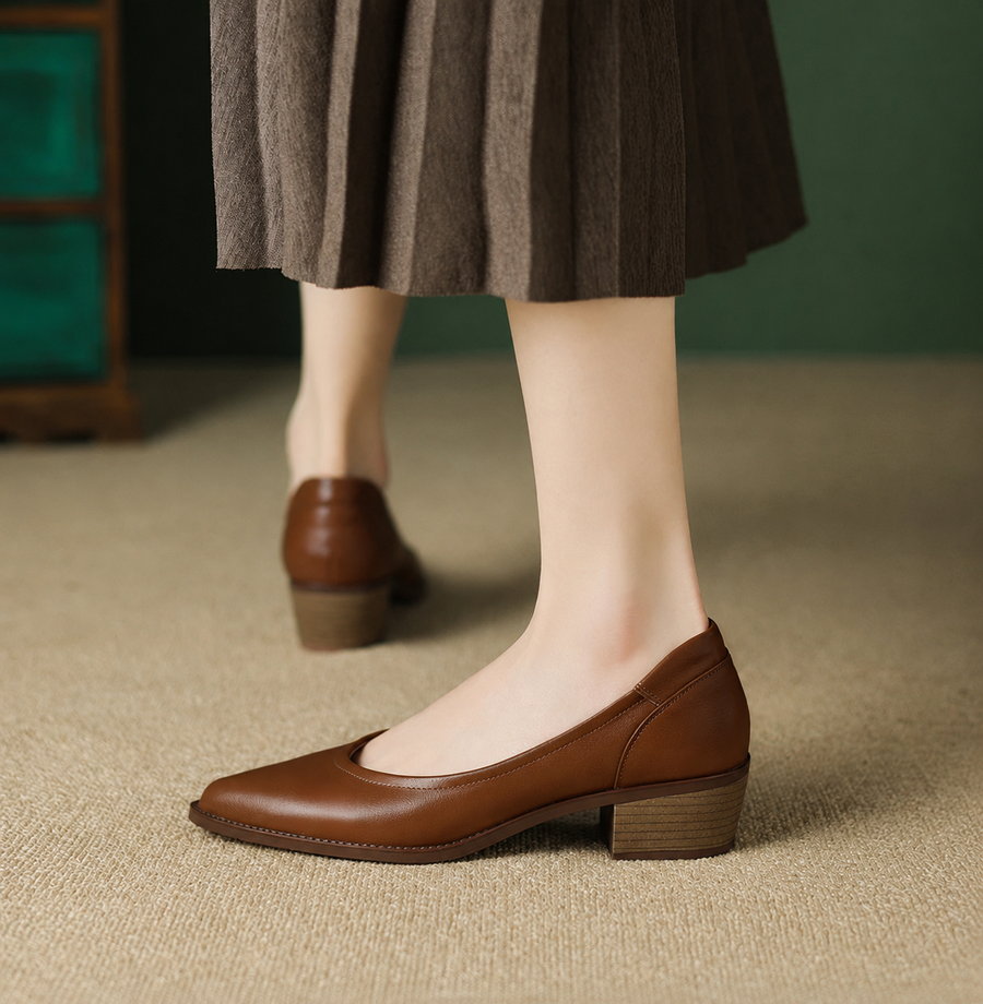 Adelaide | Orthopedic Slip-On Mid Heel Shoes view 6