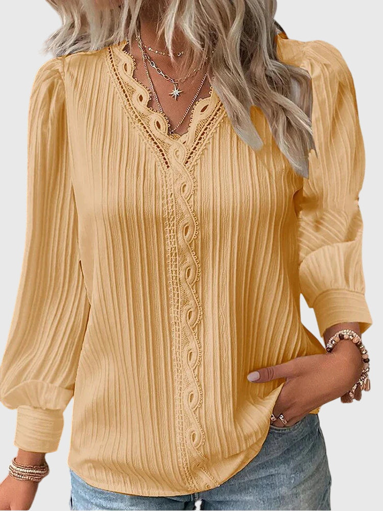 Elspeth | Sophisticated Pullover Blouse view 2