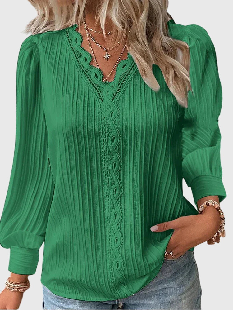 Elspeth | Sophisticated Pullover Blouse view 3