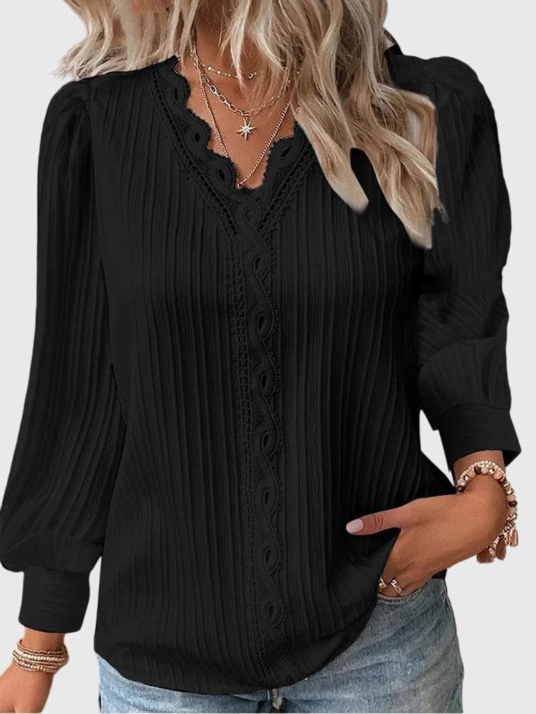 Elspeth | Sophisticated Pullover Blouse view 4