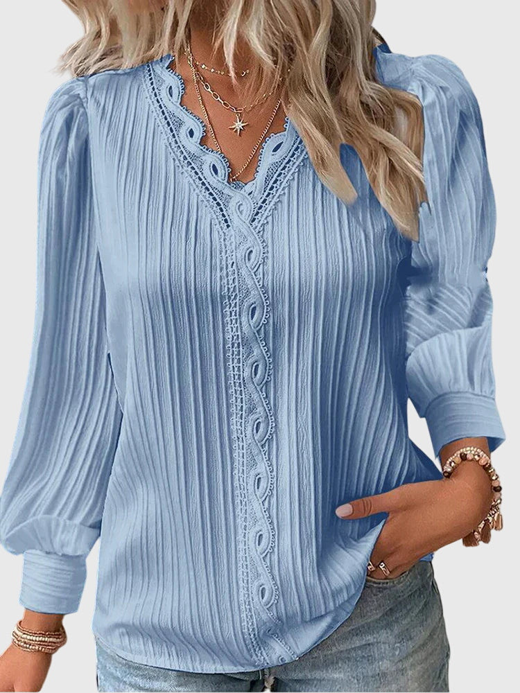Elspeth | Sophisticated Pullover Blouse view 5