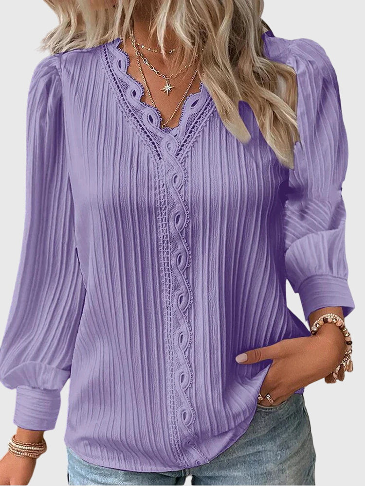 Elspeth | Sophisticated Pullover Blouse view 6