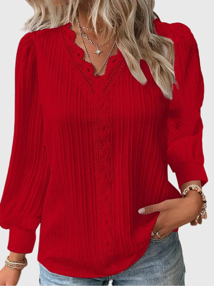 Elspeth | Sophisticated Pullover Blouse view 7