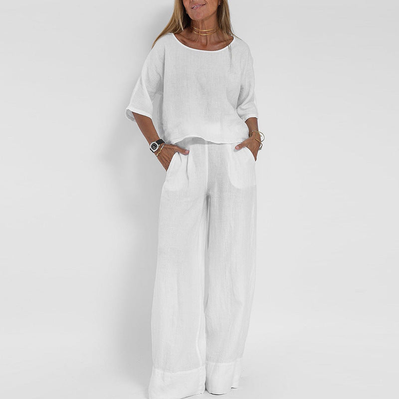 Gwen |  Elegant Relaxed Two-Piece Set view 4
