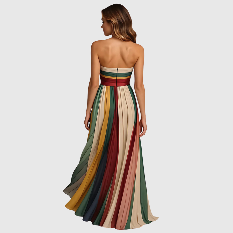 Ottilie | Elegant Strapless Maxi Dress view 3