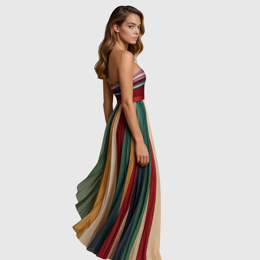 Ottilie | Elegant Strapless Maxi Dress view 6