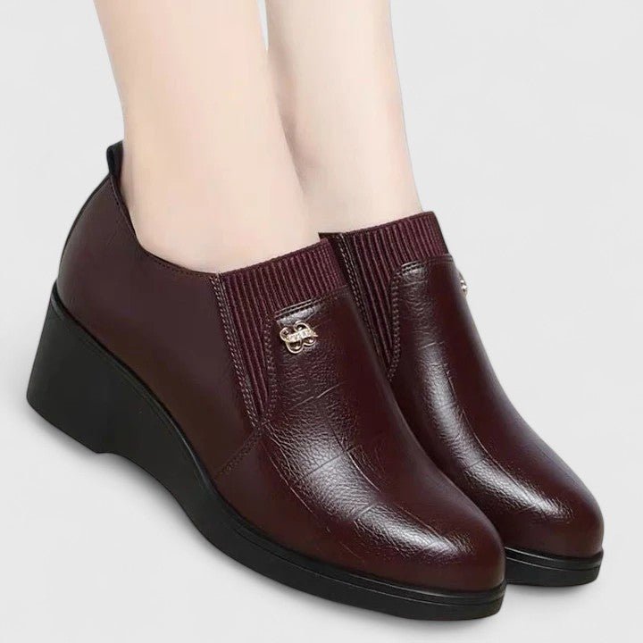 Ysabeau | Elegant Slip-On Wedges view 2