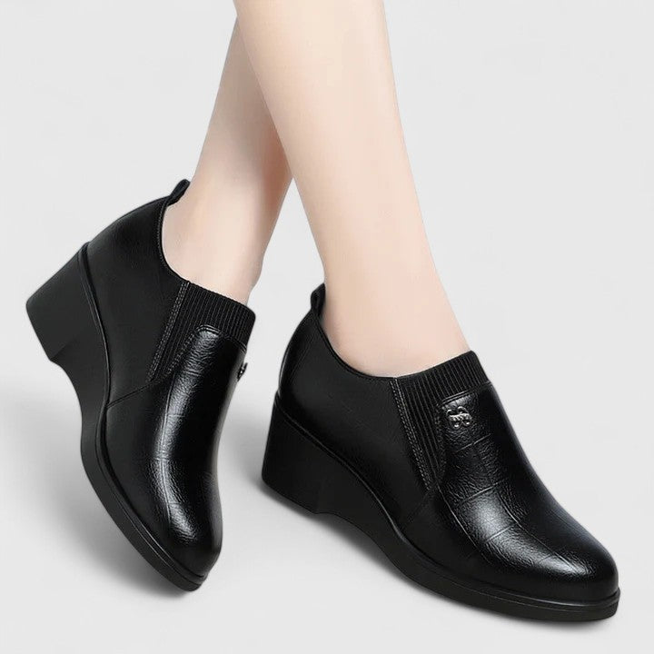 Ysabeau | Elegant Slip-On Wedges view 3