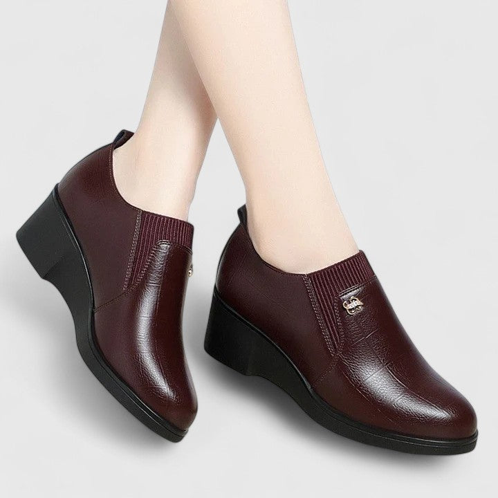 Ysabeau | Elegant Slip-On Wedges view 4