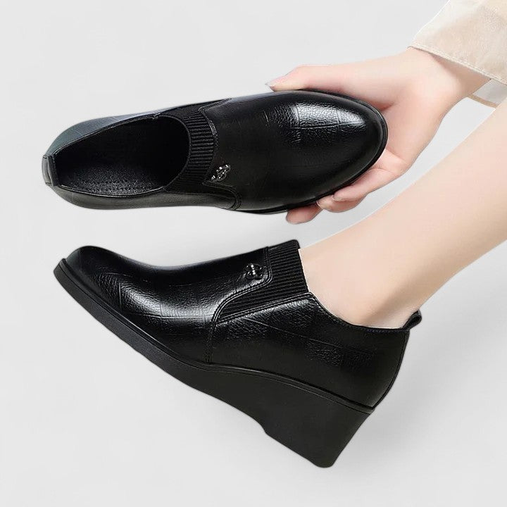 Ysabeau | Elegant Slip-On Wedges view 5