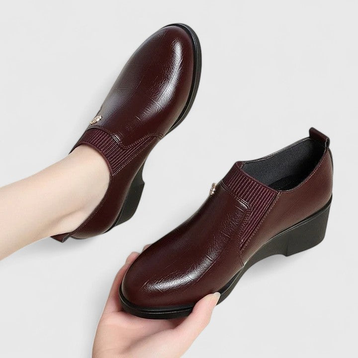 Ysabeau | Elegant Slip-On Wedges view 6