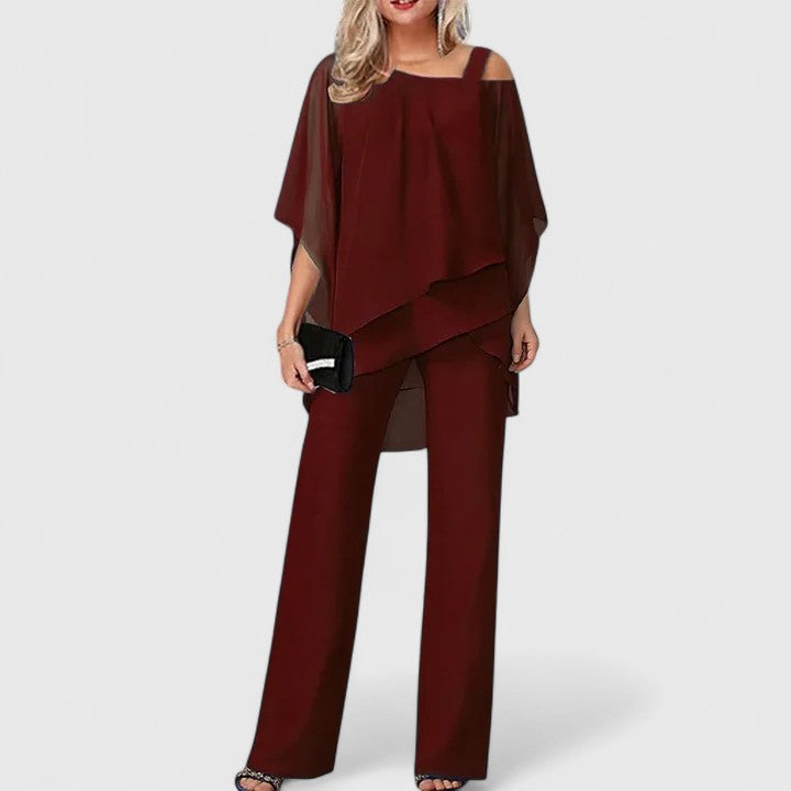 Rayne | Women's Elegant Two-Piece Pants Set view 2