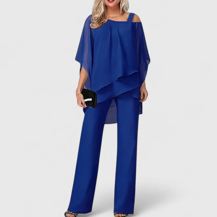 Rayne | Women's Elegant Two-Piece Pants Set view 3