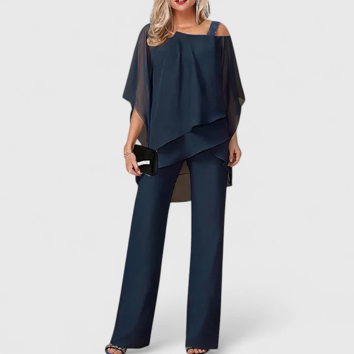 Rayne | Women's Elegant Two-Piece Pants Set view 5