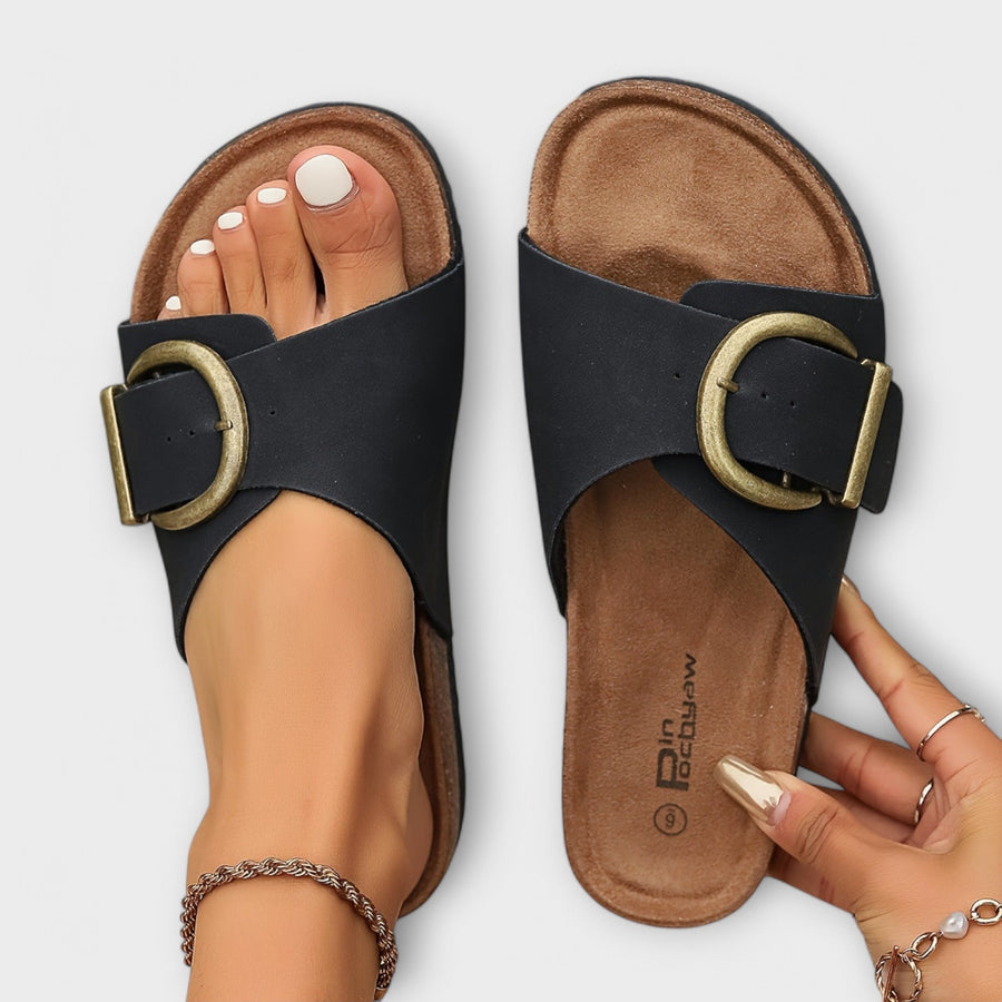 Alberta | Orthopedic Leather Sandals view 2