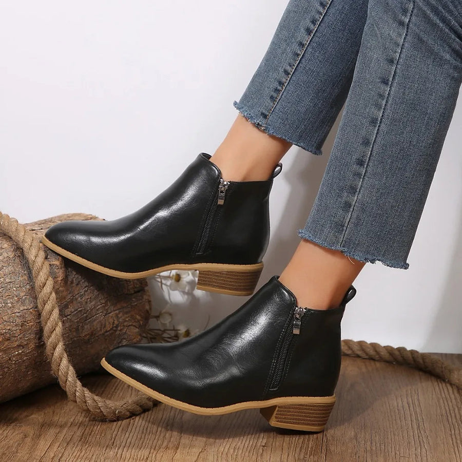 Emberlynn | Supportive Faux Leather Boots view 1