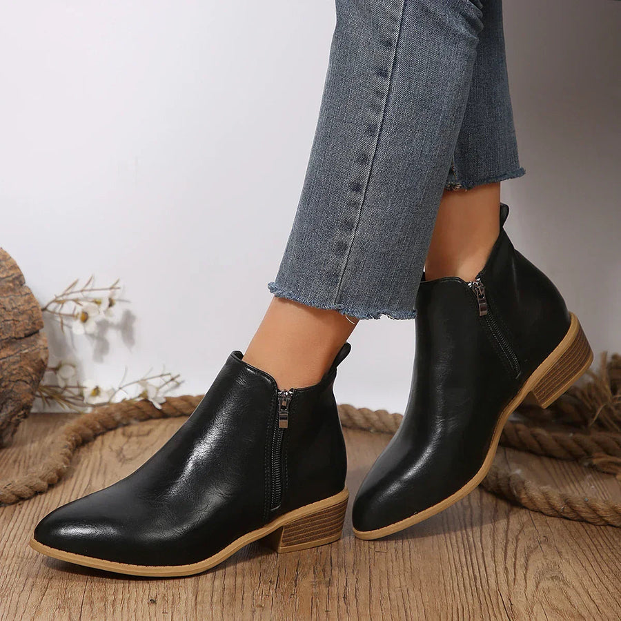 Emberlynn | Supportive Faux Leather Boots view 3