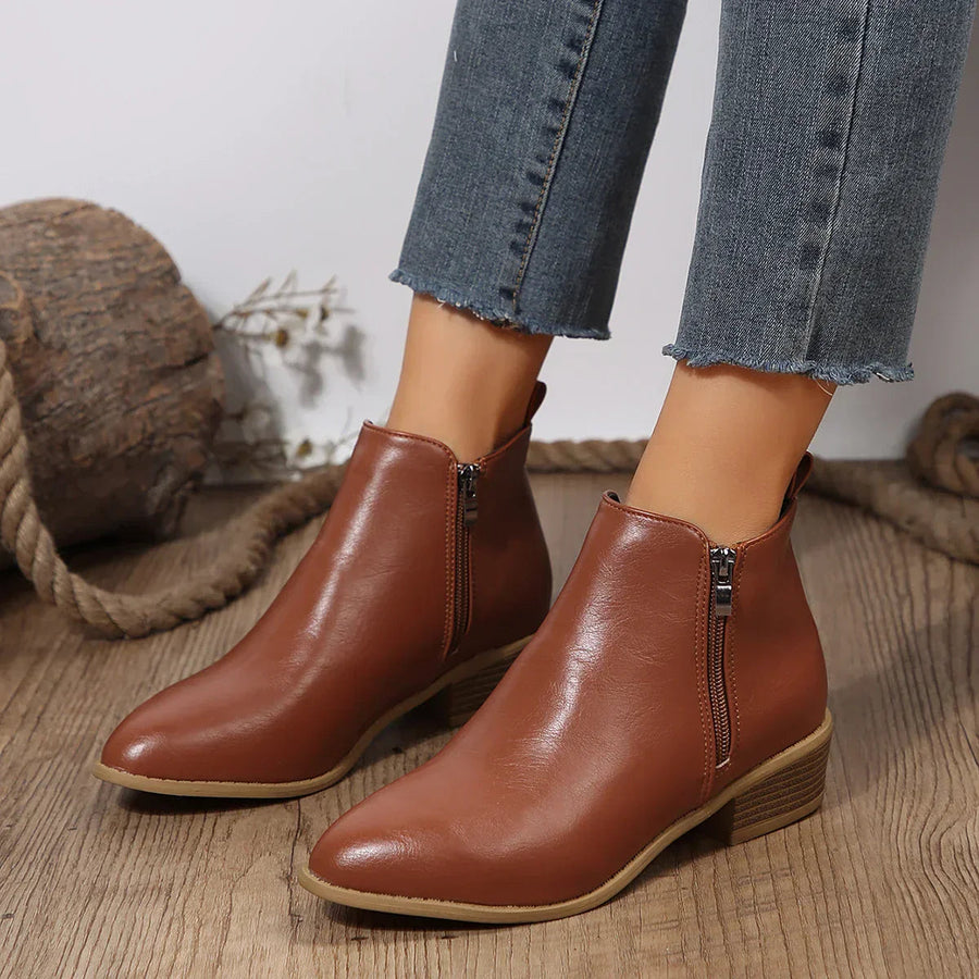 Emberlynn | Supportive Faux Leather Boots view 4