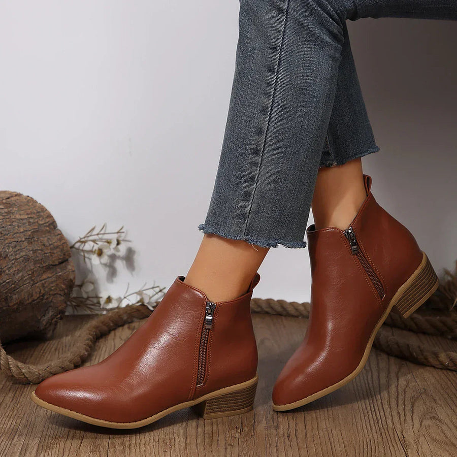 Emberlynn | Supportive Faux Leather Boots view 6