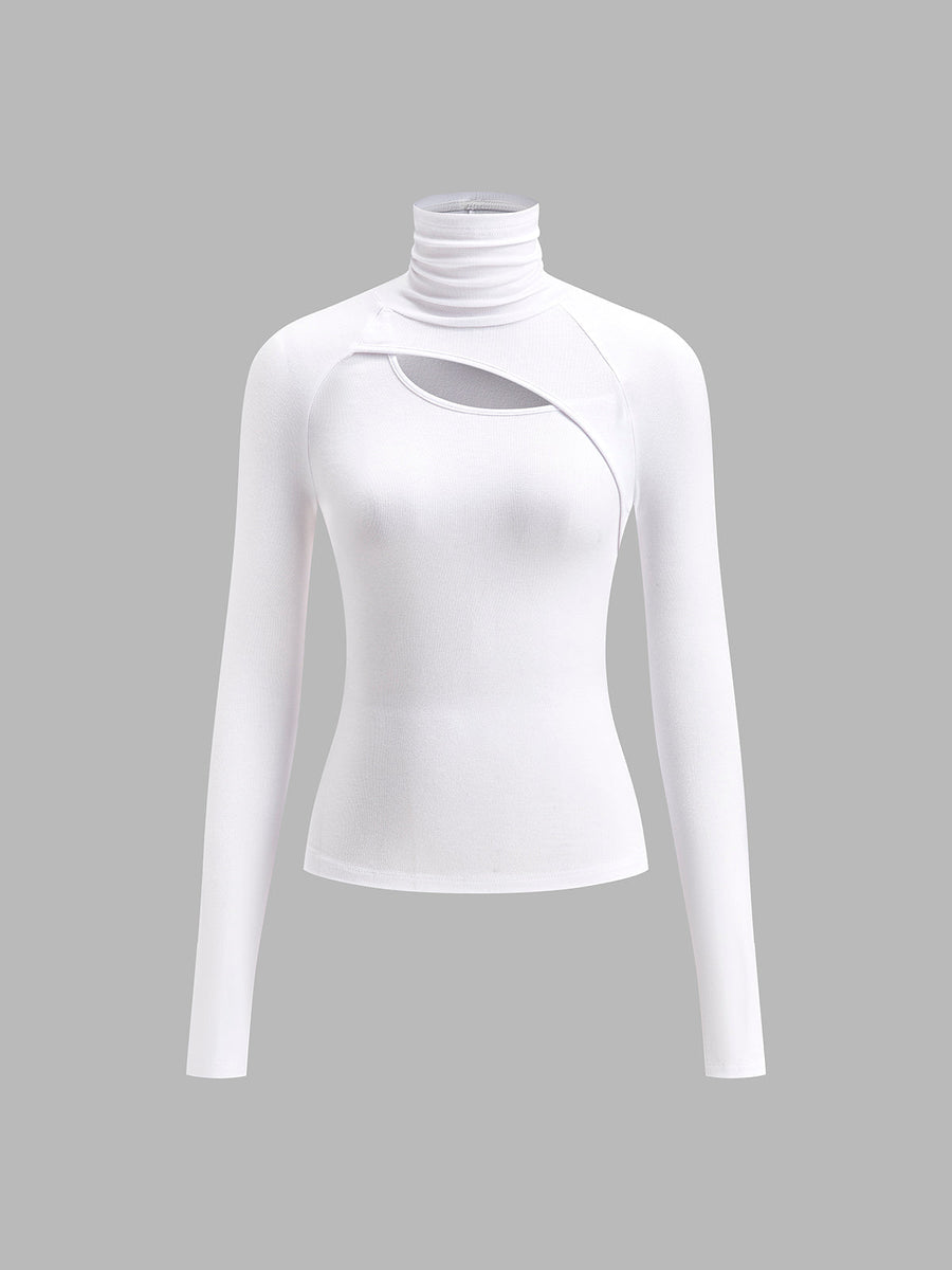 Perdita | Cutout Asymmetric Turtleneck view 2