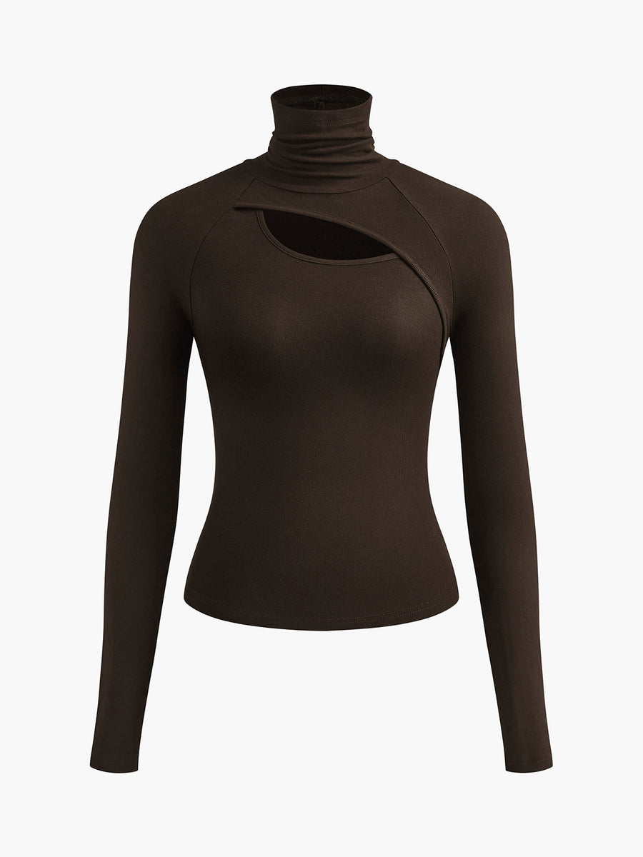 Perdita | Cutout Asymmetric Turtleneck view 4
