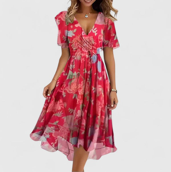 Cadola |  Floral Lightweight Summer Maxi Dress