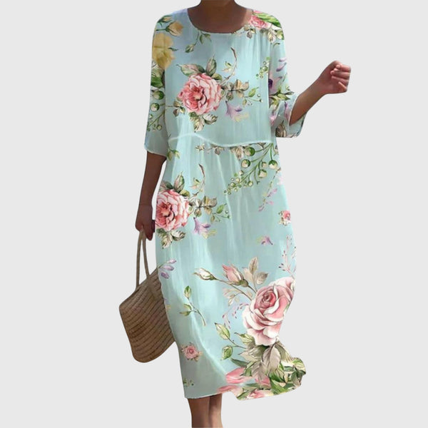 Ulrika | Flowing Floral Maxi Dress
