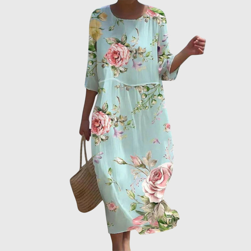 Ulrika | Flowing Floral Maxi Dress