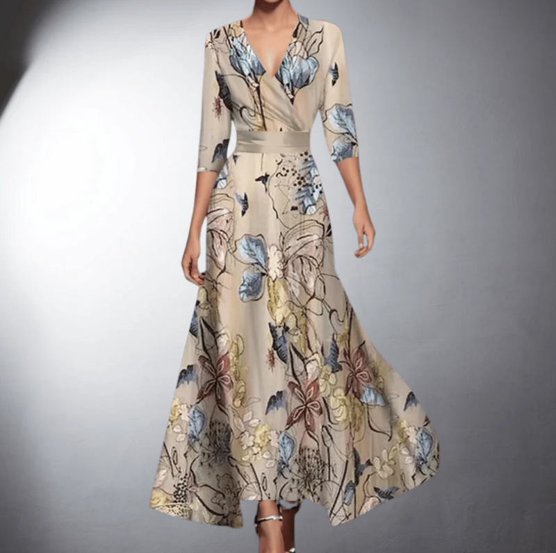 Ophelia | Floral Summer Maxi Dress