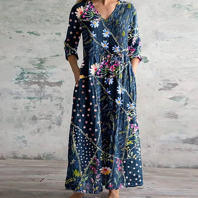 Tessa | Floral Maxi Dress view 2
