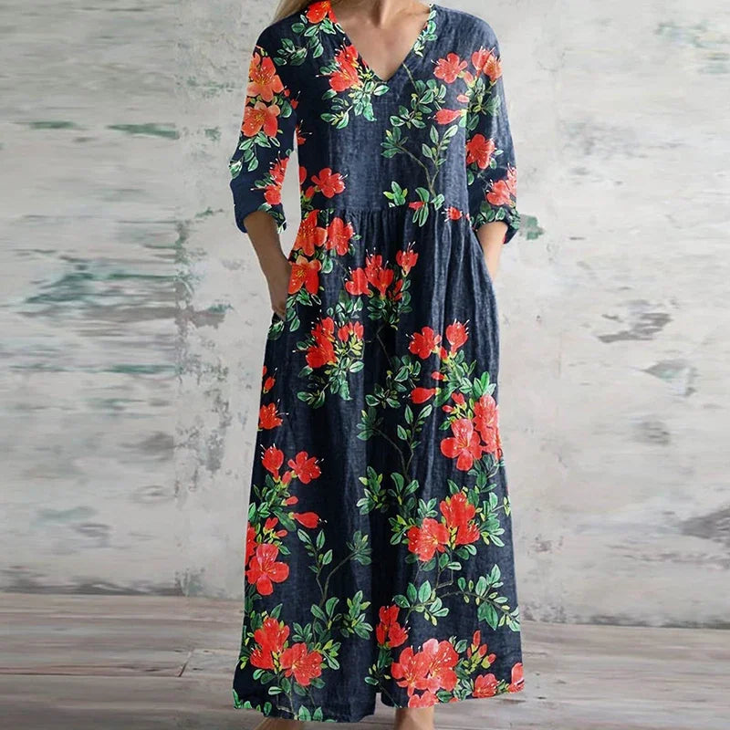 Tessa | Floral Maxi Dress view 4