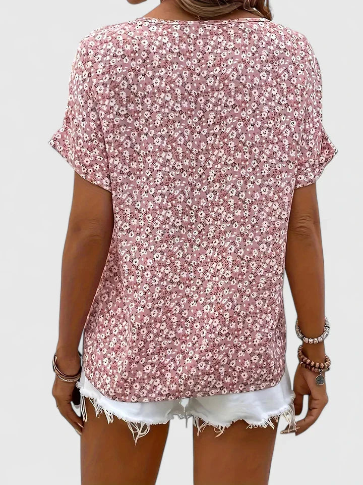 Demi | Floral Print Blouse view 4