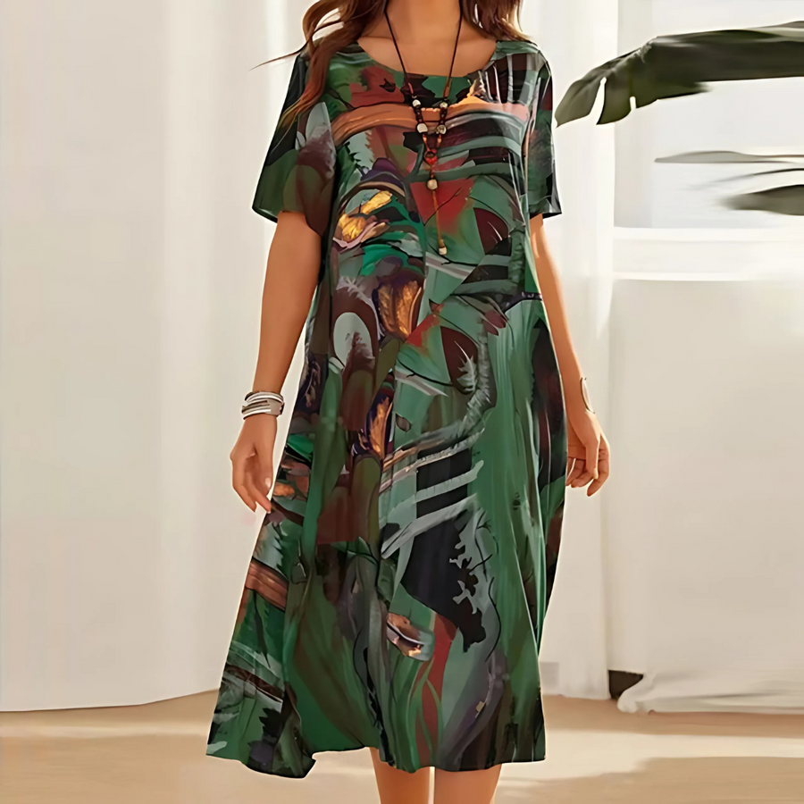 Camryn | Women's Floral Print Maxi Dress view 2