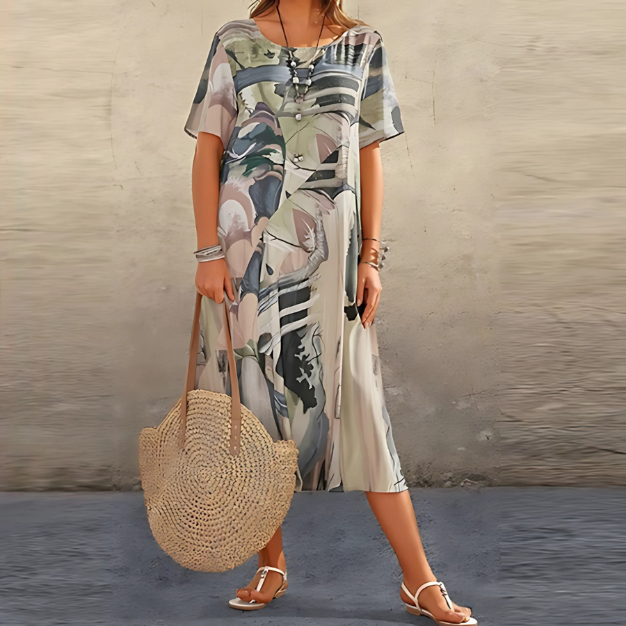 Camryn | Women's Floral Print Maxi Dress view 5