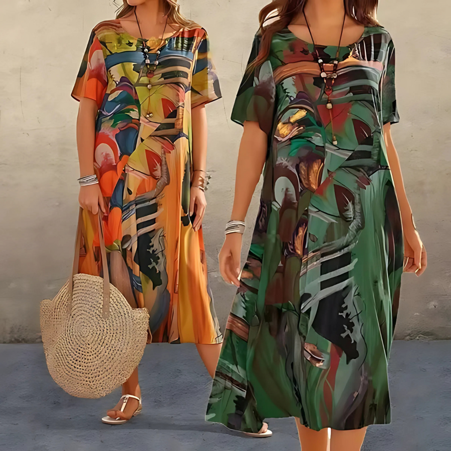 Camryn | Women's Floral Print Maxi Dress view 6