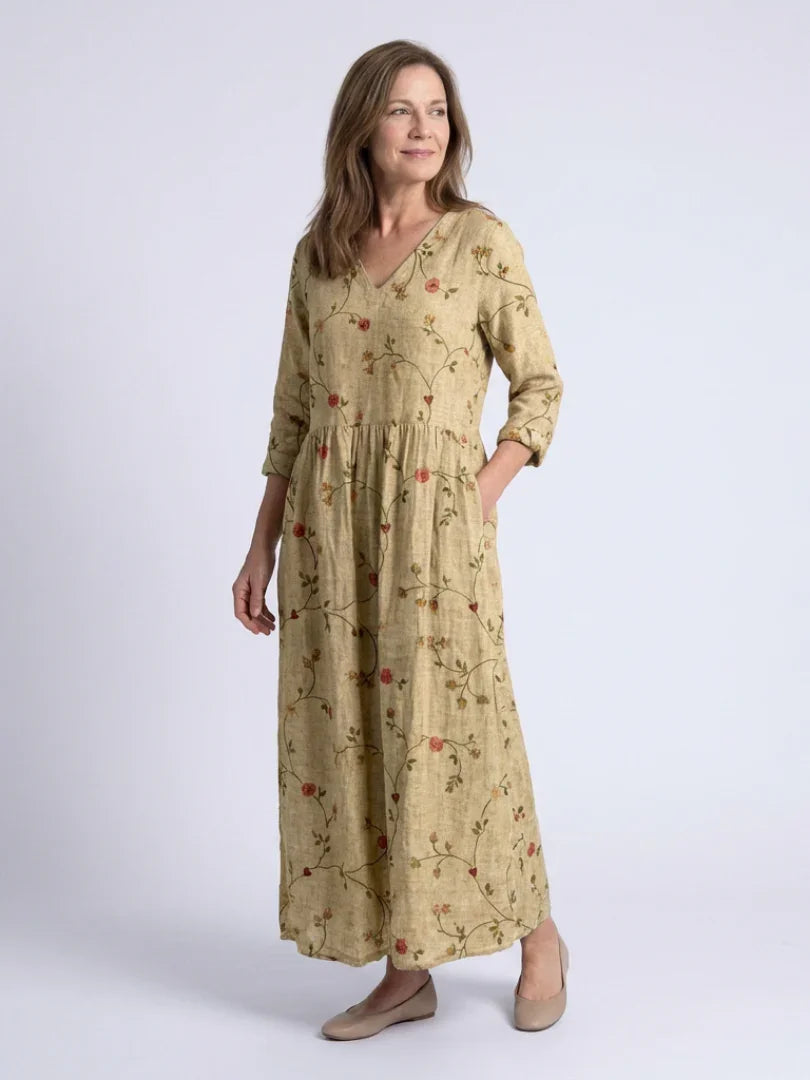 Giselle | Floral Print Maxi Dress view 2