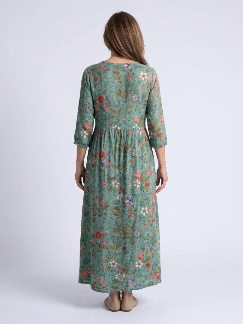 Giselle | Floral Print Maxi Dress view 3